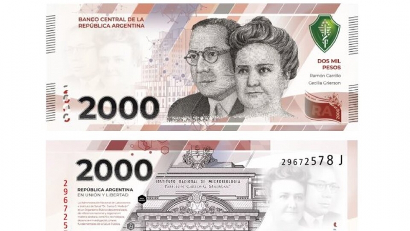 El nuevo billete de 2.000 pesos podría empezar a circular antes de lo previsto